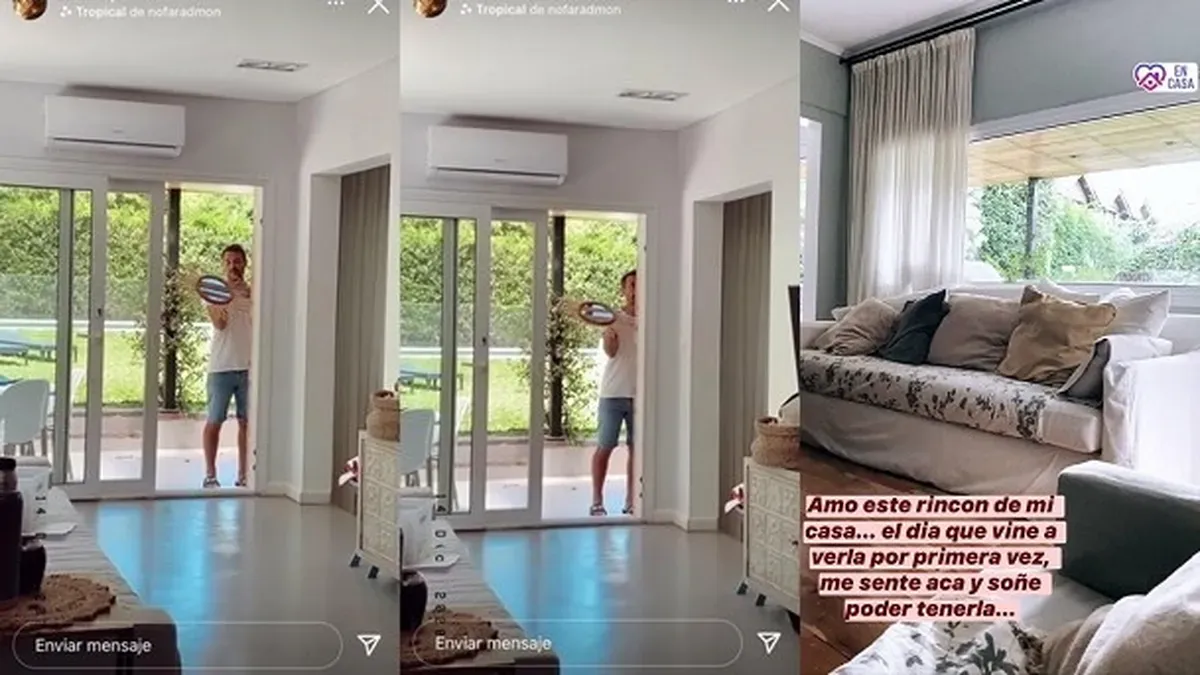 Así es la impresionante casa de Pedro Alfonso y Paula Chaves.