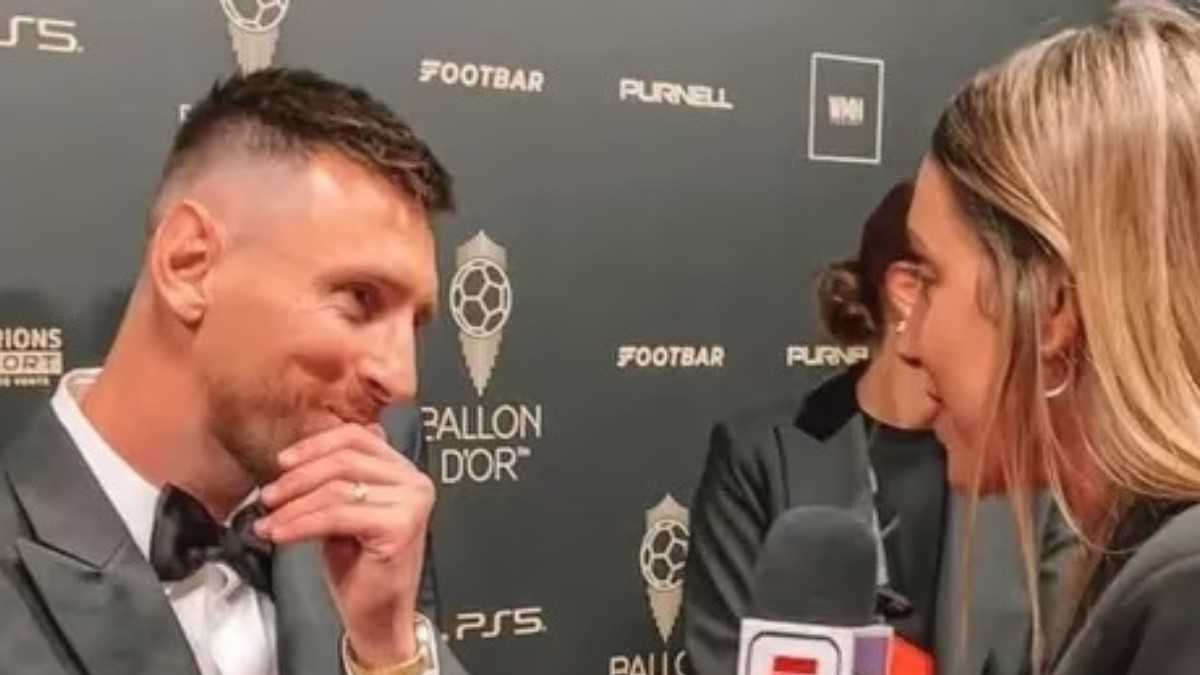 Sofi Martínez se refirió al cruce de miradas con Lionel Messi.