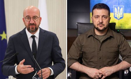 Desde el inicio del conflicto, Michel mantuvo contacto regular con Zelenski, al que ha mostrado el apoyo constante de la UE. Desde el inicio del conflicto, Michel mantuvo contacto regular con Zelenski, al que ha mostrado el apoyo constante de la UE.