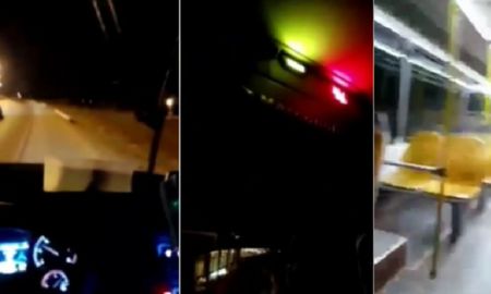 El escalofriante momento que grabó un colectivero en Salta: Parada chofer El escalofriante momento que grabó un colectivero en Salta: Parada chofer