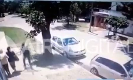 El robo quedó registrado por las cámaras de seguridad El robo quedó registrado por las cámaras de seguridad