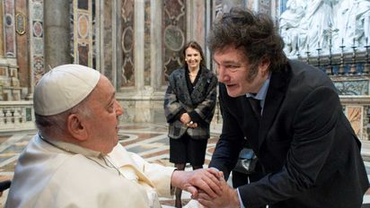 Javier Milei viaja al funeral del papa Francisco: 