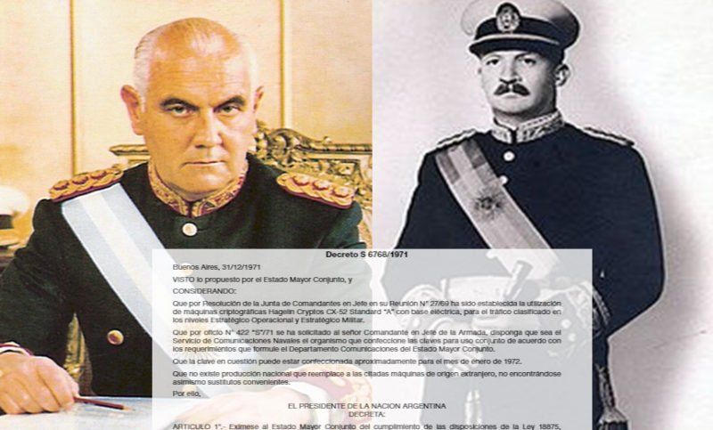 Fueron publicados 25 decretos de las dictaduras de Onganía y Lanusse en el Boletín Oficial este lunes