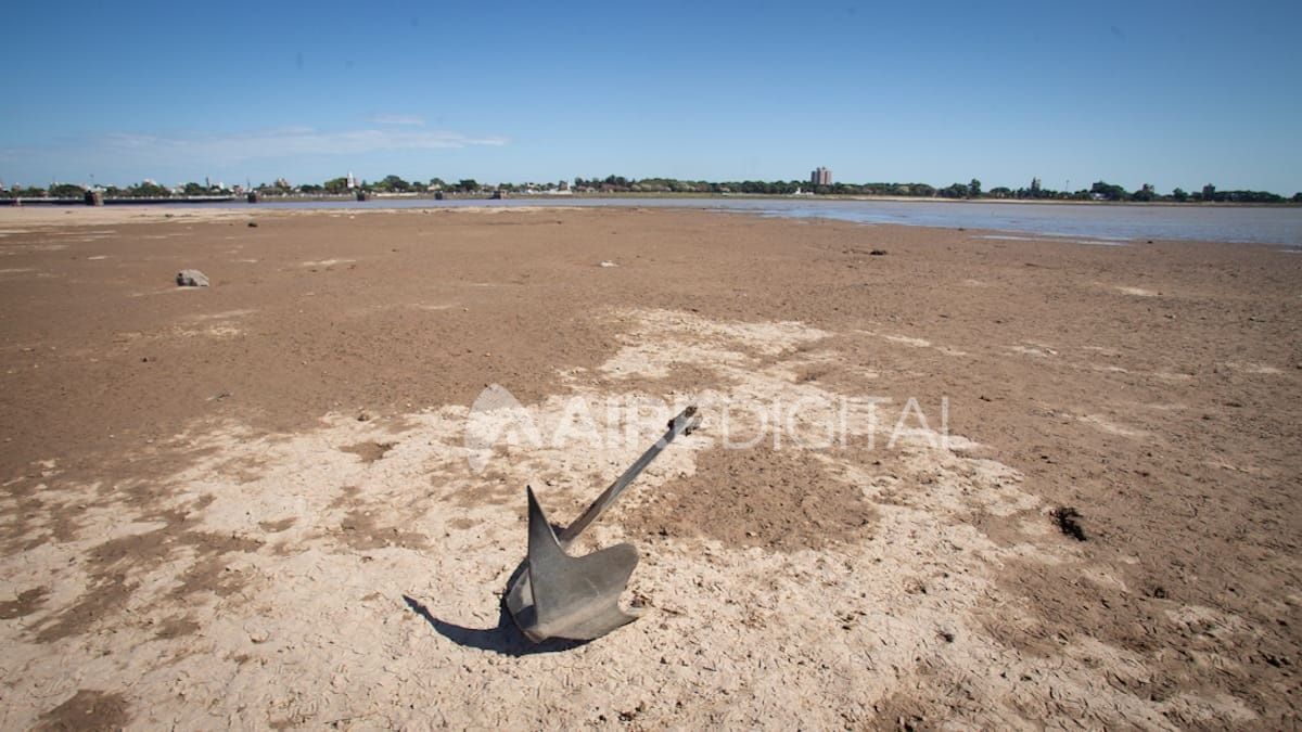 En el puerto santafesino esta mañana el río midió 0