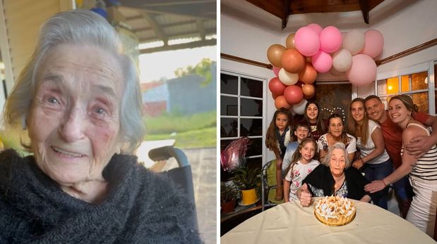 Alcira Magdalena Tita Lingua cumplió 101 en Sauce Viejo, rodeada del amor de su familia