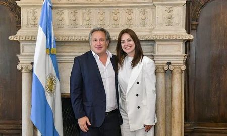 Pablo de la Torre junto a la ministra Sandra Pettovello. Pablo de la Torre junto a la ministra Sandra Pettovello.