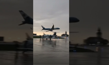 Temeraria y negligente: critican la maniobra del avión presidencial ARG 01 antes de aterrizar en la Argentina Temeraria y negligente: critican la maniobra del avión presidencial ARG 01 antes de aterrizar en la Argentina