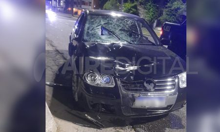 El matrimonio fue embestido por un Bora que corría picadas con un BMW El matrimonio fue embestido por un Bora que corría picadas con un BMW