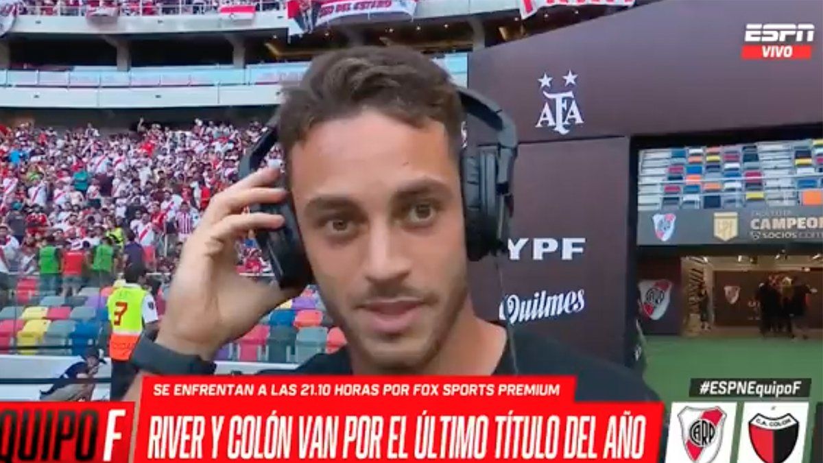 Nahuel Gallardo en la previa de River-Colón: Tengo sensaciones encontradas