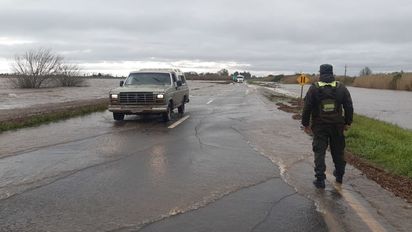 Temporal en Santa Fe: las rutas y los accesos anegados en la provincia por las fuertes lluvias