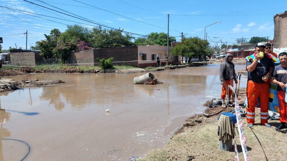 Desde el municipio aclararon que no se cortará el suministro de agua en las viviendas de la zona. 