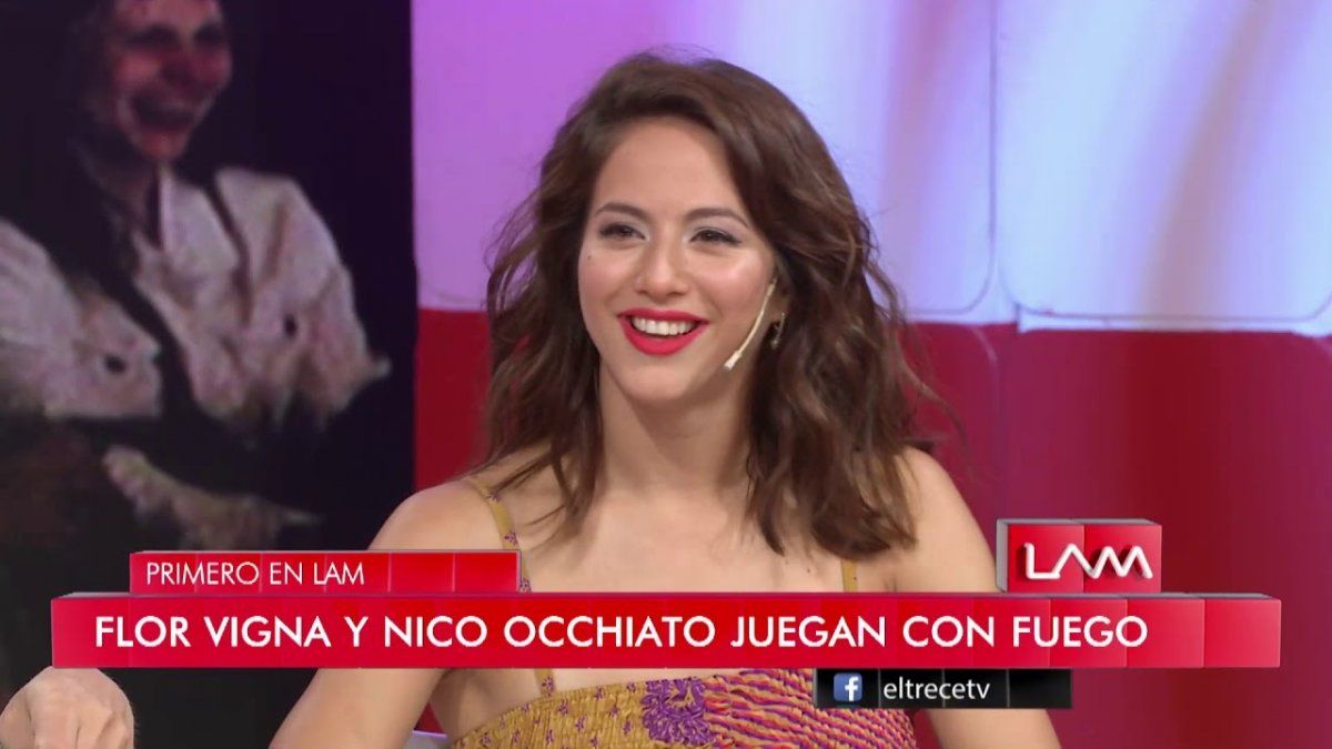 Flor Vigna, envuelta en nervios, hablo de una posible reconciliación con Nico Occhiato