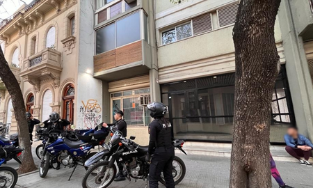 El violento asalto ocurrió en pleno centro de Rosario. El violento asalto ocurrió en pleno centro de Rosario.