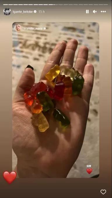 Wanda Nara le dedicó una foto cómplice a L-Gante que pocos entendieron.