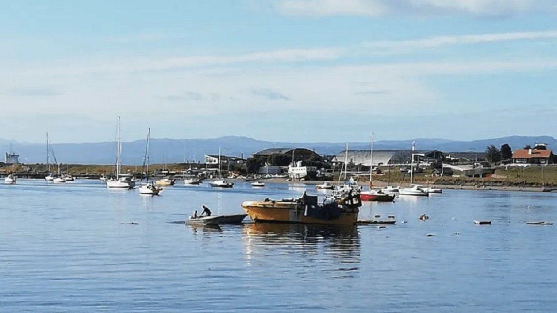 Explot&oacute; una lancha pesquera en Usuhaia