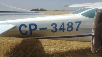 Investigan el hallazgo de una avioneta abandonada entre Ceres y San Cristóbal