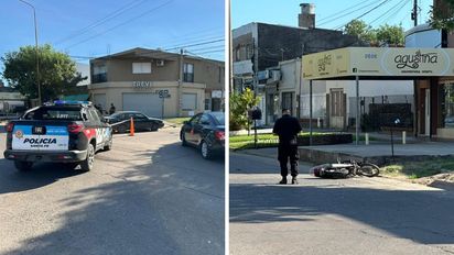 Accidente en Santa Fe: trasladaron a un motociclista tras un choque en Aristóbulo del Valle