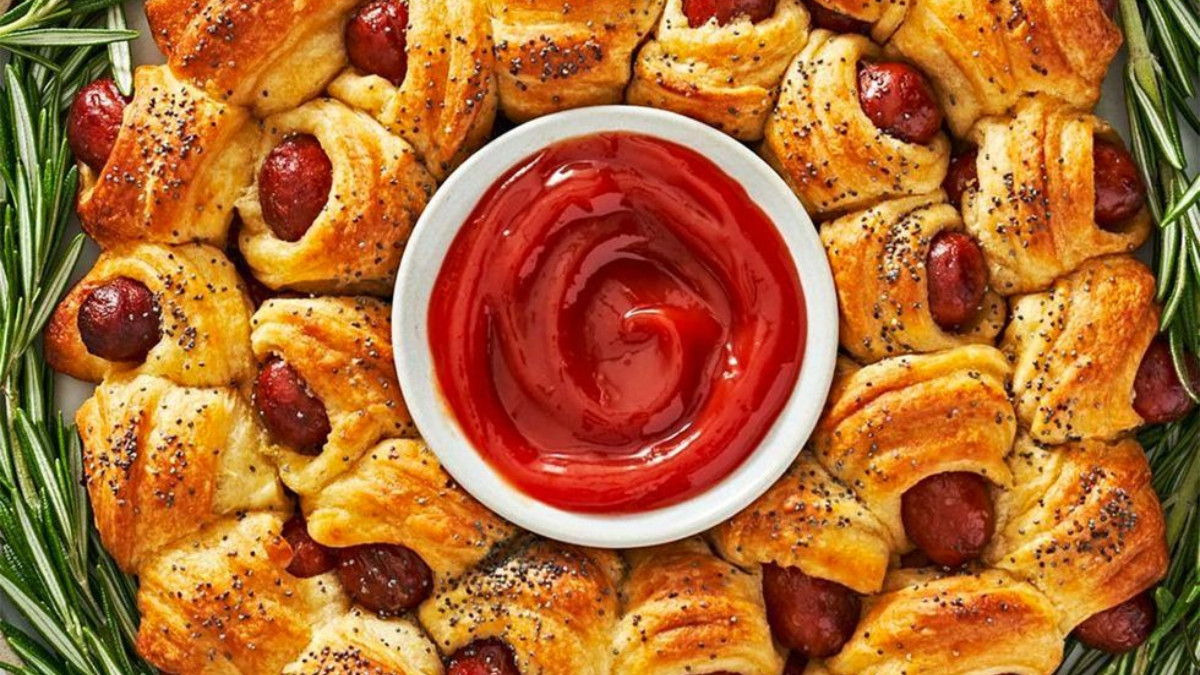 Corona de salchichas: la receta fácil y económica para sorprender a tu familia