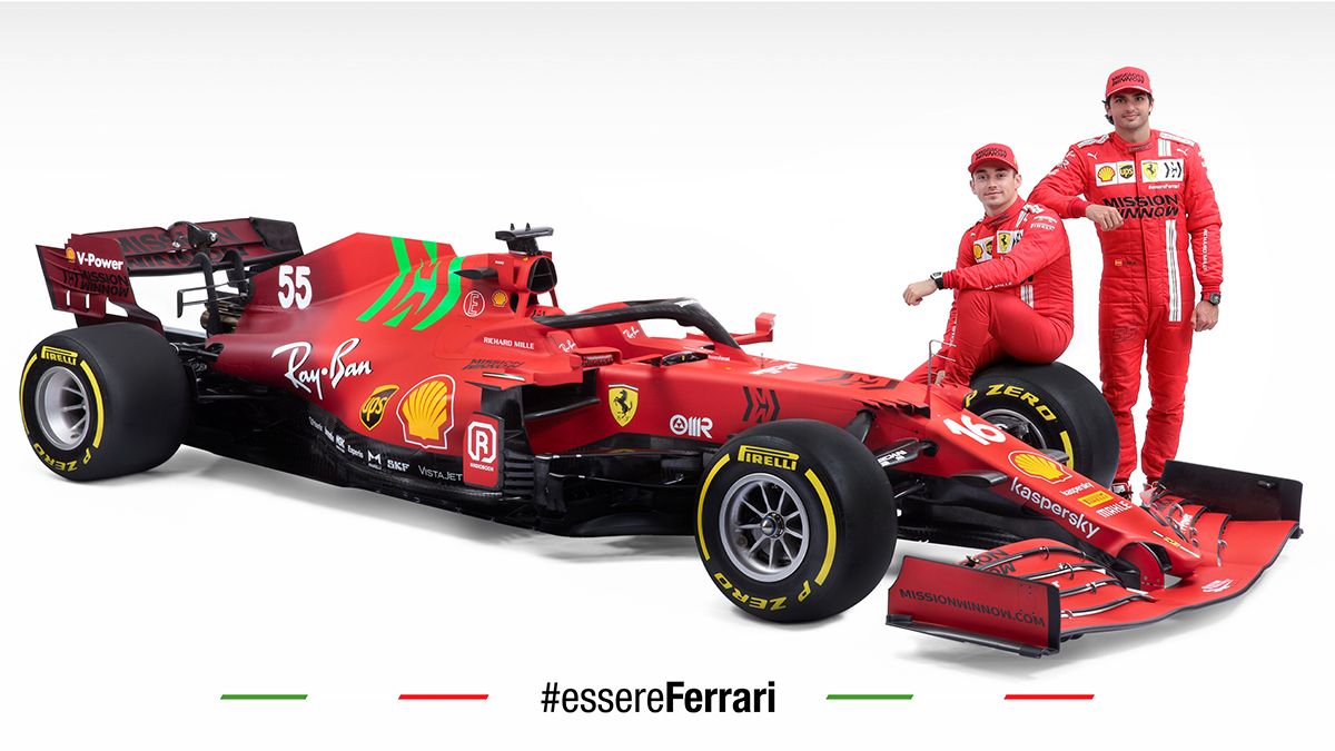 Ferrari presentó el monoplaza que competirá en la temporada 2021 de la Fórmula 1.
