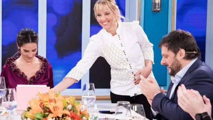 El plato de la noche: polenta con osobuco.