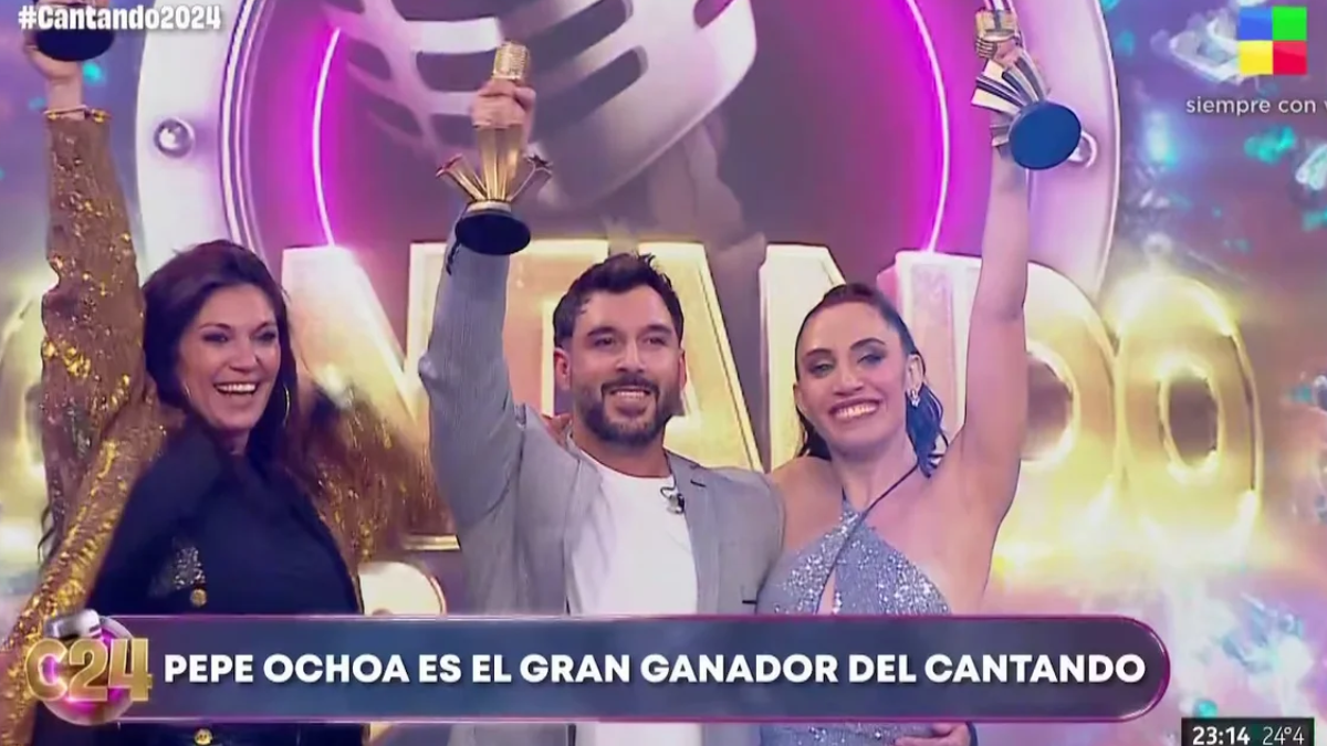 Pepe Ochoa es el campeón del Cantando 2024: así se vivió la final Pepe Ochoa es el campeón del Cantando 2024: así se vivió la final