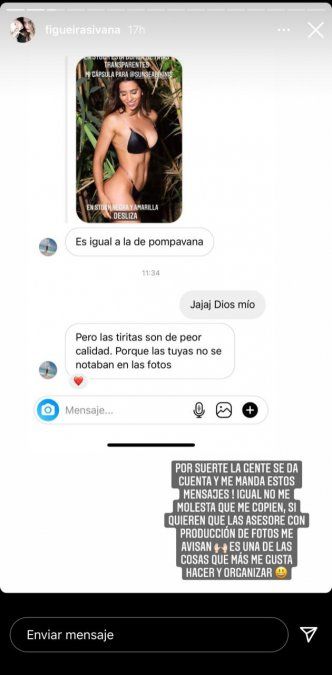 Cinthia Fernández acusada por Ivana Figueiras.