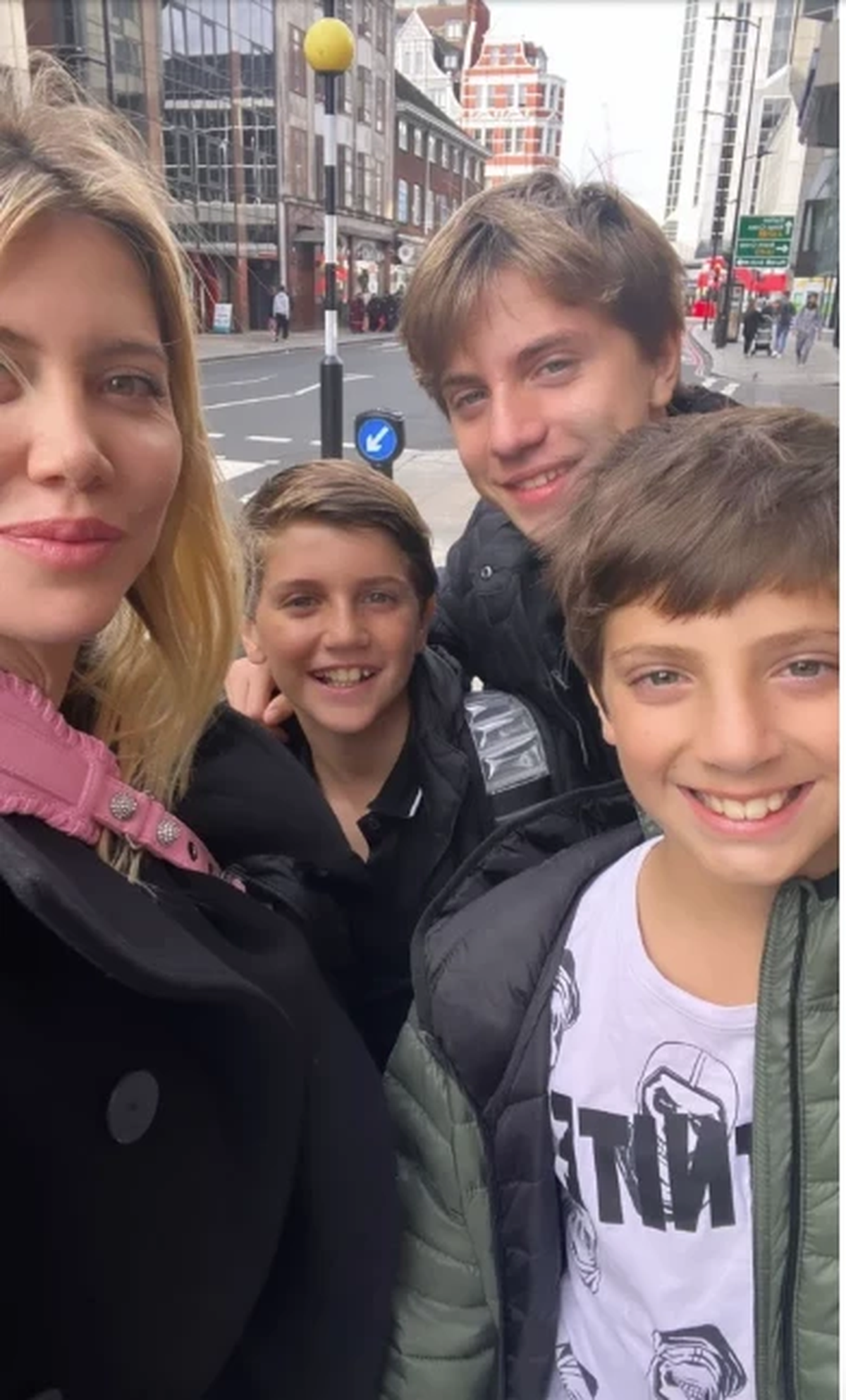 En medio de la crisis con Mauro Icardi, Wanda Nara viajó a Londres con sus hijos