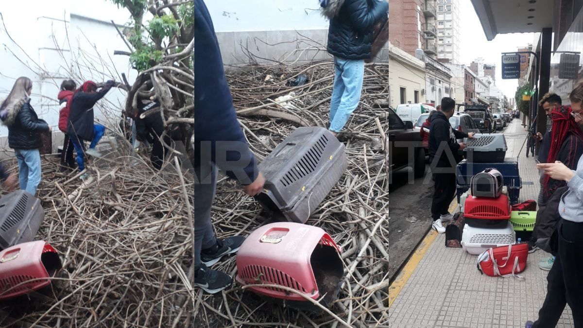 El operativo de rescate fue en el Hotel Corrientes