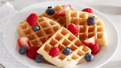 Waffles caseros de Maru Botana: la receta fácil, rápida y esponjosa para el desayuno