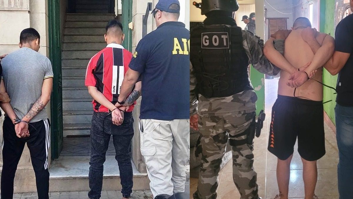 Las detenciones se dieron luego de una serie de allanamientos ejecutados por la Agencia de Investigación Criminal.