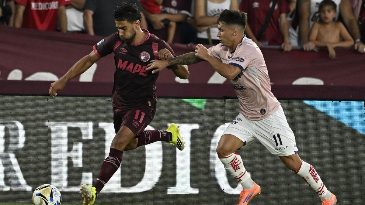 Toto Salvio fue determinante en Lanús.