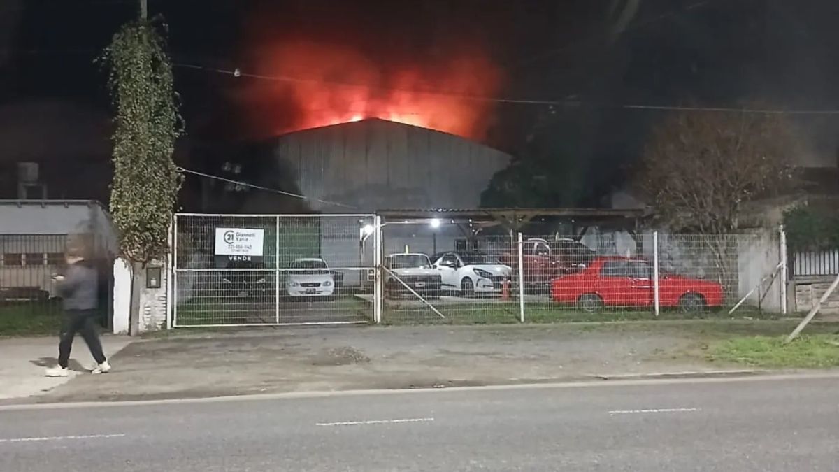 Las cámaras de seguridad registraron el momento del incendio y permitieron la detención de los implicados