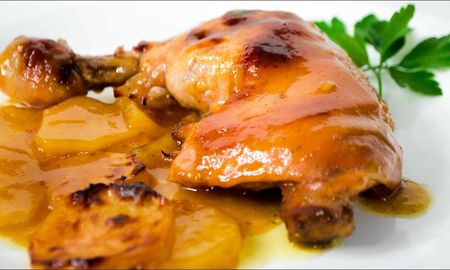 Pollo a la mostaza para disfrutar de una almuerzo delicioso y súper sano. Pollo a la mostaza para disfrutar de una almuerzo delicioso y súper sano.