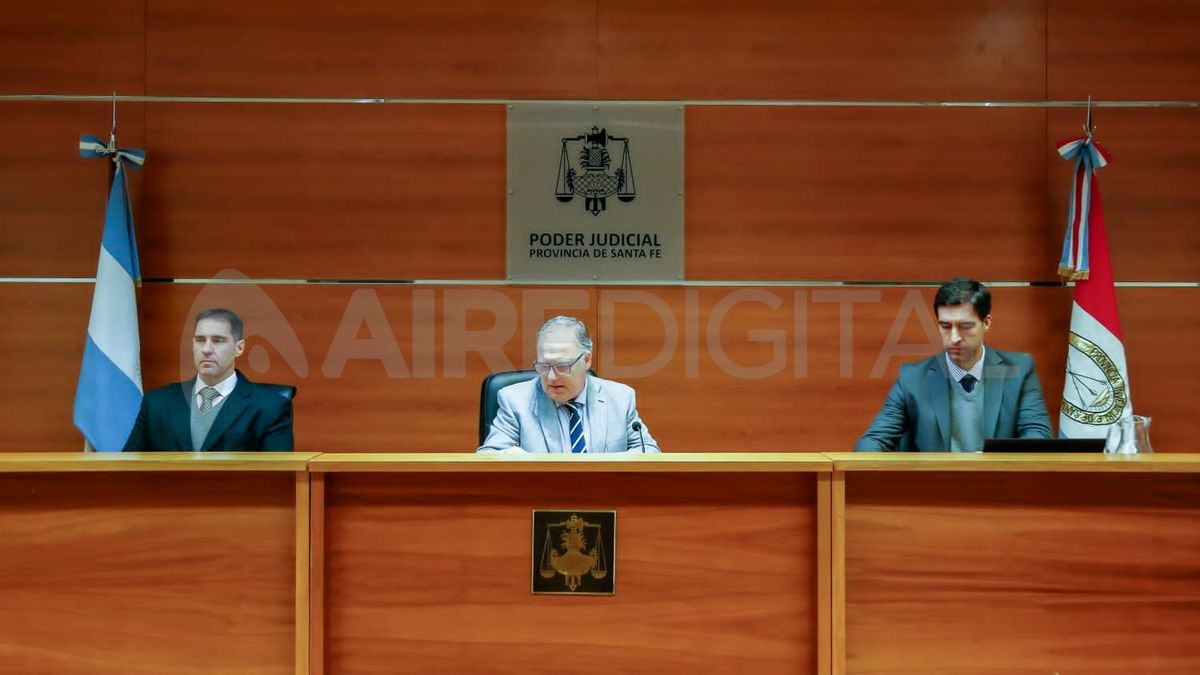 El tribunal conformado por los jueces Sergio Carraro, Martín Torres y José Luis García Troiano. El tribunal conformado por los jueces Sergio Carraro, Martín Torres y José Luis García Troiano.