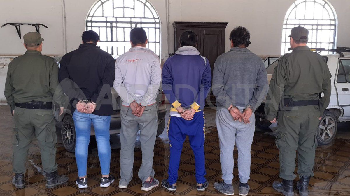 Los hombres fueron interceptados a 20 kilómetros del lugar del hecho