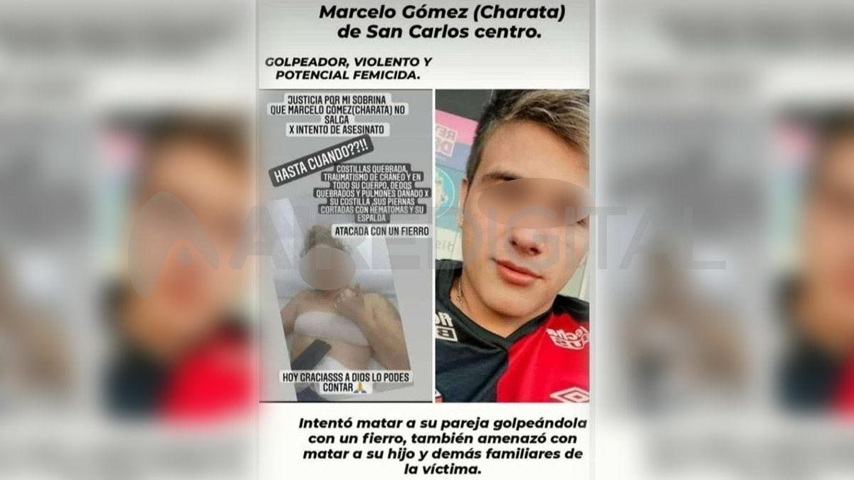 Marcelo G. tuvo varias detenciones por violentos episodios en la localidad