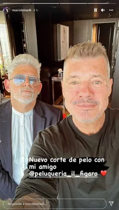 Marcelo Tinelli cumplió 62 años y apostó a un look juvenil.