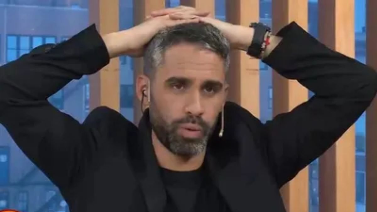 El conductor se accidentó durante un show en Miami y relató lo sucedido en televisión.