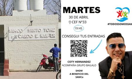 Santo Tomé: organizan un evento solidario para refaccionar el Samco Santo Tomé: organizan un evento solidario para refaccionar el Samco