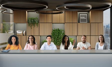Zoom integra un nuevo modo denominado Immersive View, permitiendo ver hasta 25 personas en una misma escena. Zoom integra un nuevo modo denominado Immersive View, permitiendo ver hasta 25 personas en una misma escena.