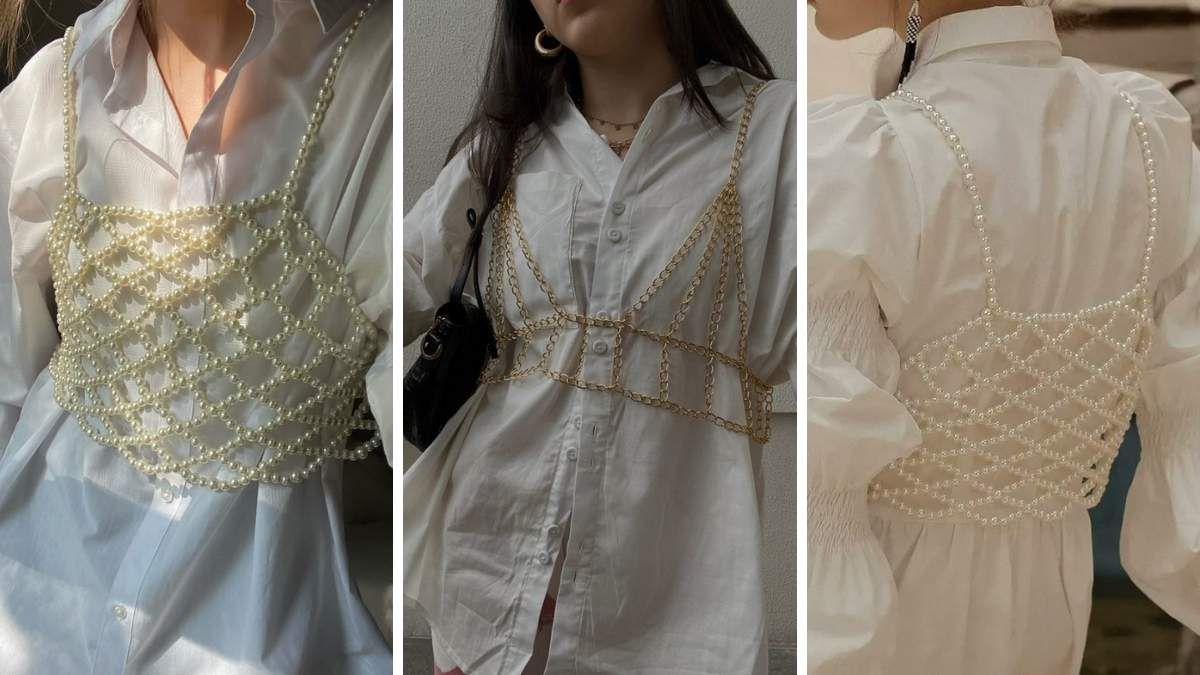 Unas perlas o cadenas oporta un toque más elegante. Unas perlas o cadenas oporta un toque más elegante.