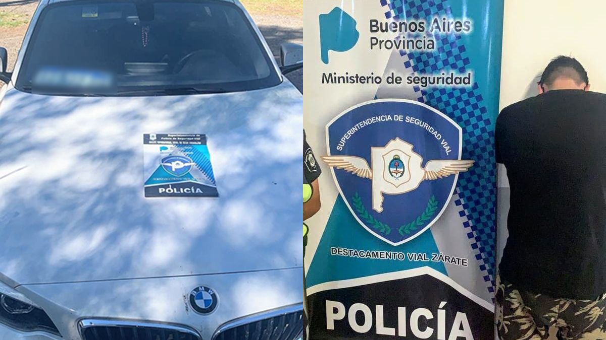 Andrés Bracamonte fue detenido este martes a la tarde en la autopista a Buenos Aires