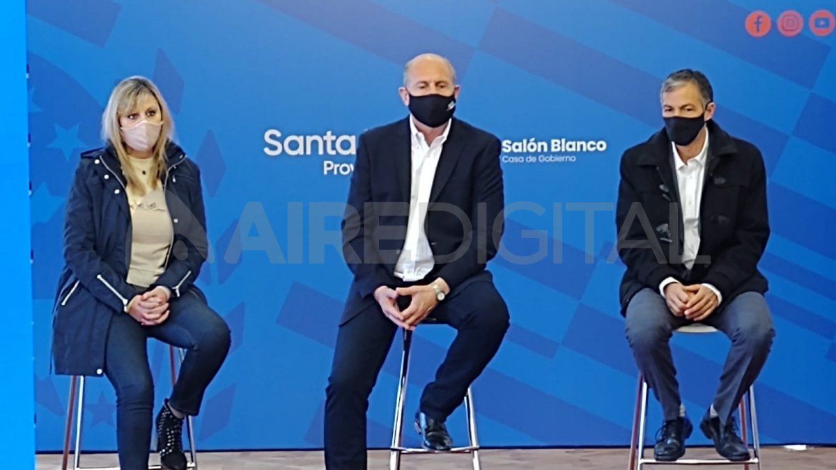 Perotti en el lanzamiento del programa Primer Empleo.