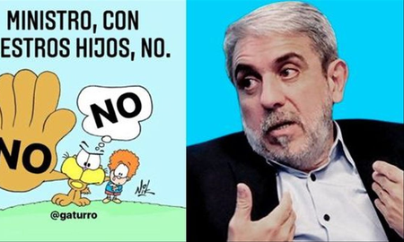 Aníbal Fernández le pidió disculpas al caricaturista Nik Aníbal Fernández le pidió disculpas al caricaturista Nik