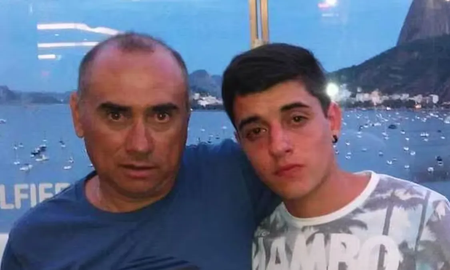 Fernando Pastorizzo junto a su padre. Fernando Pastorizzo junto a su padre.