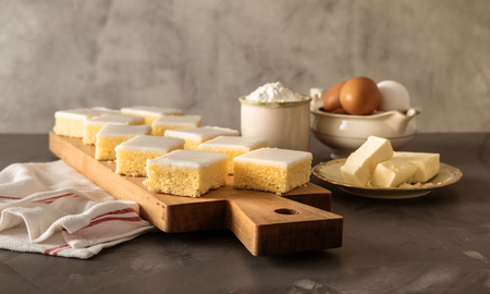 Cuadraditos de limón: el brownie ideal para el calor Cuadraditos de limón: el brownie ideal para el calor