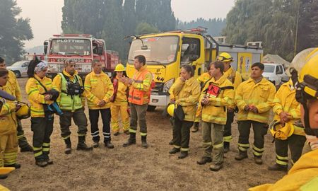 es desgarrador: el testimonio de un bombero santafesino en los incendios de la patagonia es desgarrador: el testimonio de un bombero santafesino en los incendios de la patagonia