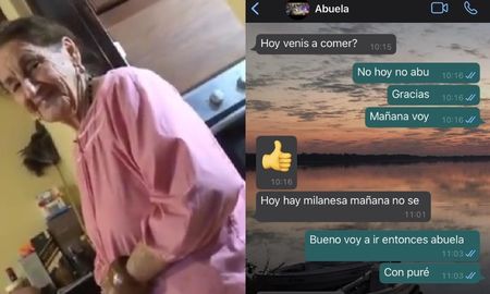 Los internautas cuestionaron cómo iba a rechazar una invitación de su abuela. Los internautas cuestionaron cómo iba a rechazar una invitación de su abuela.