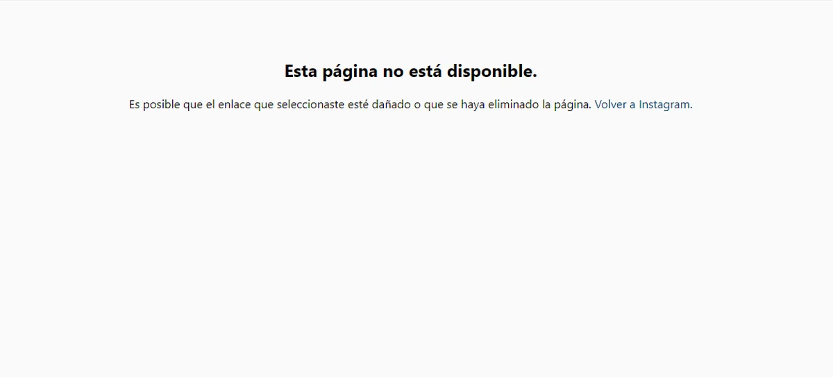 Flor Peña ya había sido suspendida de Instagram.