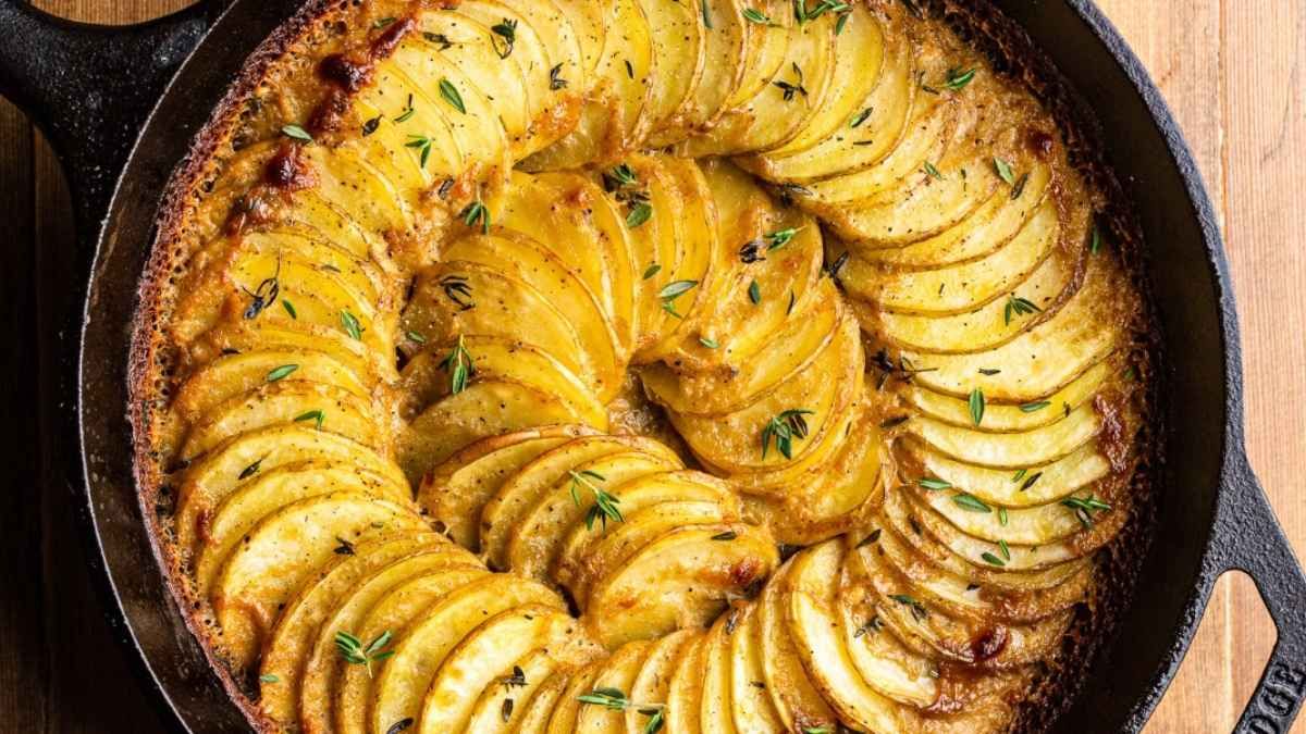 Las papas gratinadas son un clásico que no falla. 